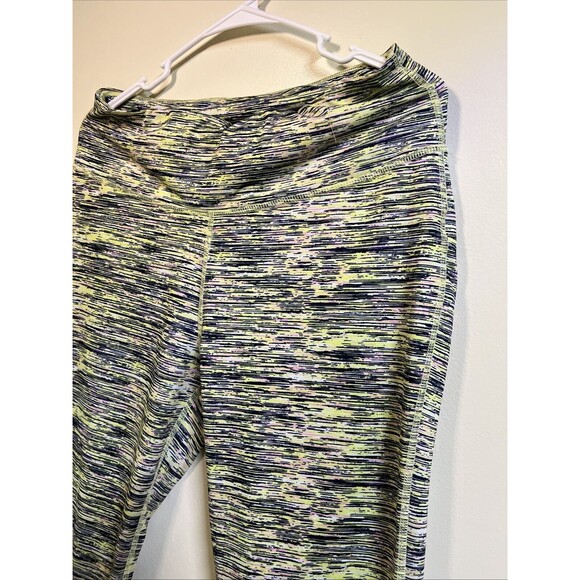 Zelos Women's Size 1X Capri Leggings Pants with Waist Pocket Green Strip… - Picture 4 of 10